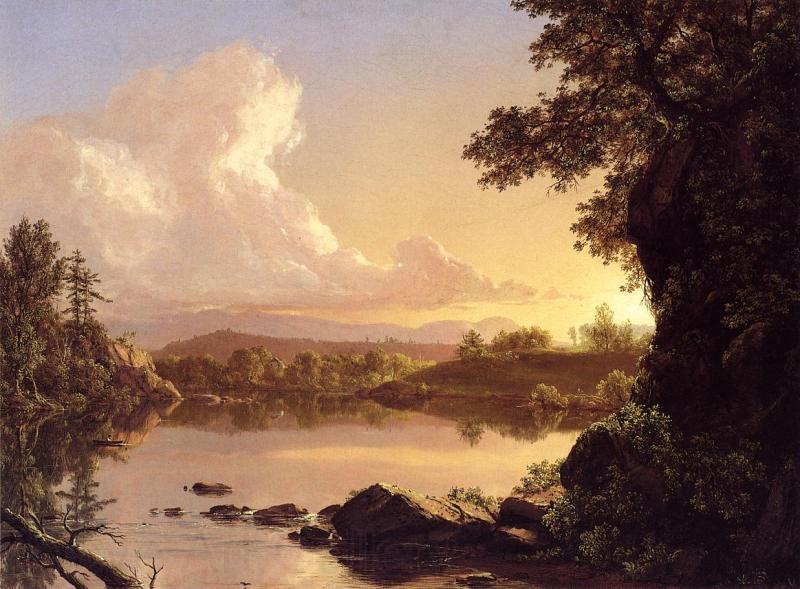 Frederic Edwin Church Scene on the Catskill Creek